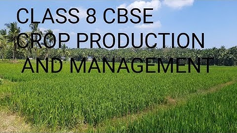 PART-2-CROP PRODUCTION & MANAGEMENT, CLASS 8 CBSE/Manures and Fertilizers
