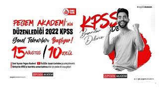 Pegem Akademi̇ -22 Ağustos Pazartesi Program Geliştirme - Öyt - 2