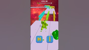 Blob shifter green blob run level -486 #shorts #games #gaming #gameplay