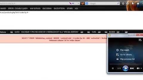 Error Double Query InjectionPart 1