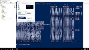 Using PowerShell - Get all AD users list with created date, last changed and last login date
