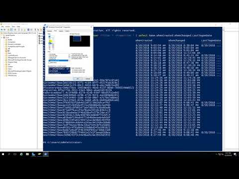 Using PowerShell - Get all AD users list with created date, last changed and last login date