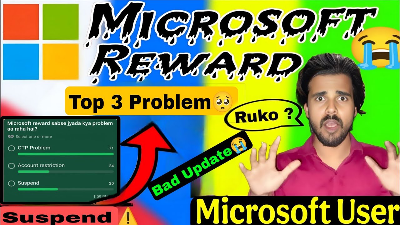 Upgrade Bad Microsoft Reward Bad Update🥺 | Biggest 3 Problem | Redeem Stop🛑 ...