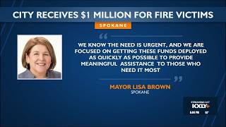 City receives $1 Million for fire victims