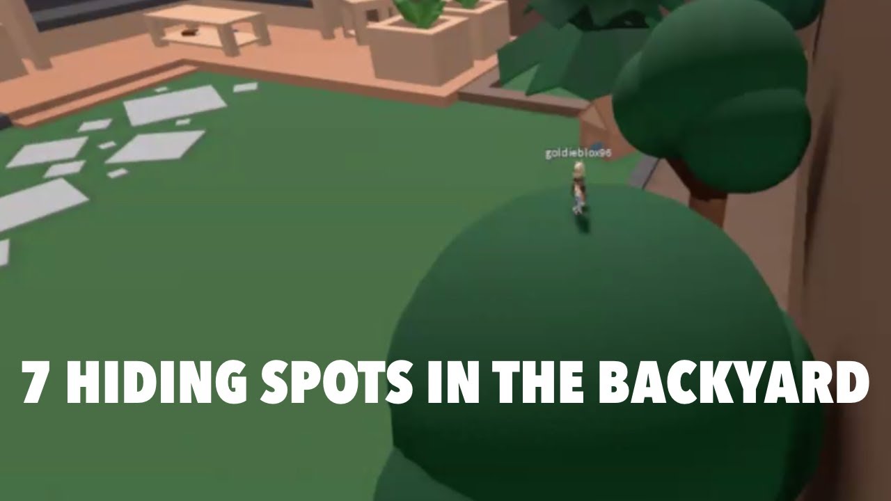 7 Best Hiding Spots In The Backyard Hide And Seek Extreme Roblox - roblox hide and seek extreme backyard