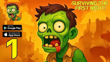 Zombie Warriors: Base Defense - Gameplay Walkthrough Part 1 - Surviving The First Night! (Android)