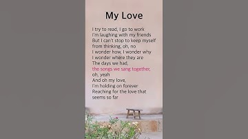 Thumbnail of My Love [3] | Westlife