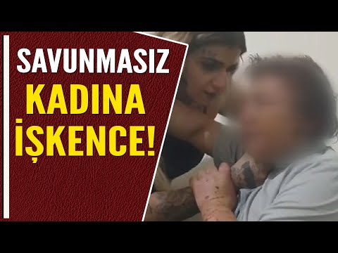 SAVUNMASIZ KADINA İŞKENCE!