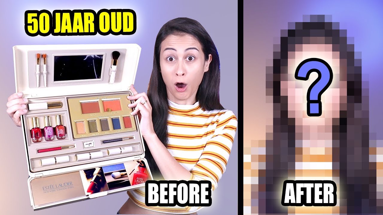 IK VOND EN TESTTE EEN 50 JAAR OUDE MAKE-UP SET! || Fan Friday