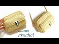 شنطه كروشيه بجيب امامي سهله وبسيطه Crochet bag/Bolso de crochet/Bolsa de crochê/Tas rajutan