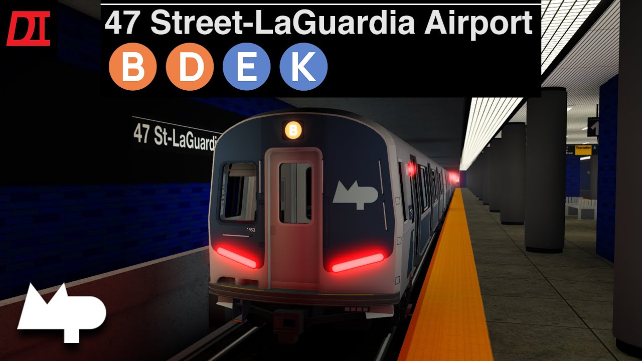 Roblox PTA | Railfanning at 47 Street-LaGuardia Airport