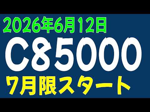 6/12 日経平均先物 オプション　Call 85000　7月限スタート