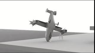 Dynamics helicopter Cinema4d
