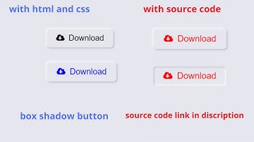 how to make button in html and css  | button with box shadow | education Analysist