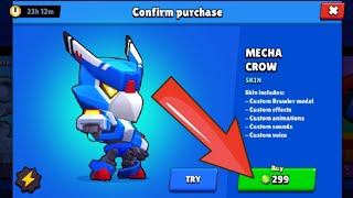 Buying Mecha Crow Skin Brawl Stars