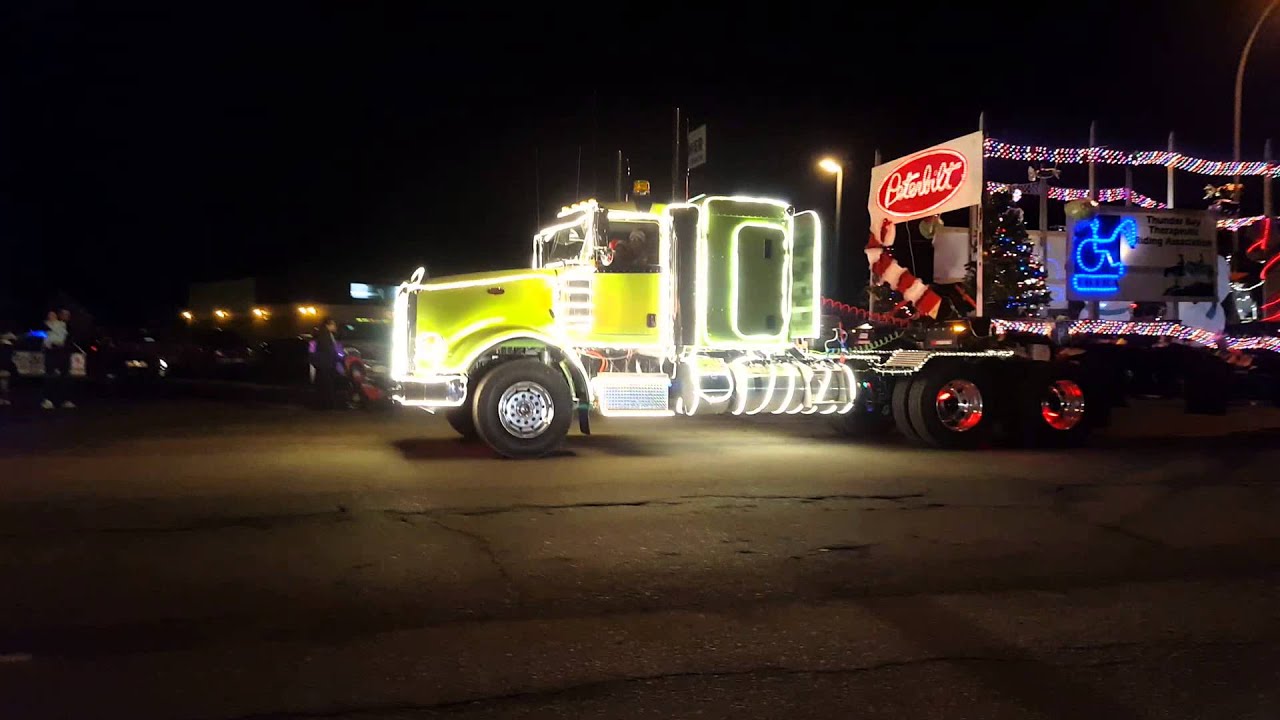 Parade of lights Thunder bay 2015 YouTube