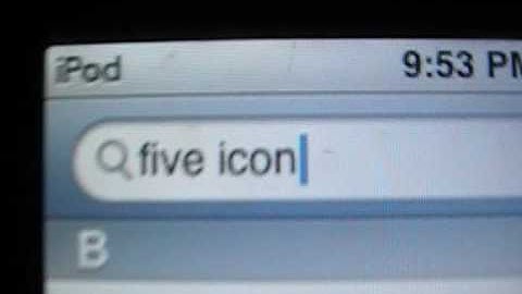 how to get a five icon dock