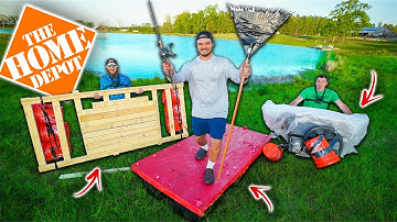 Home Depot 1v1v1 Build Your Own Boat Challenge! ($500)