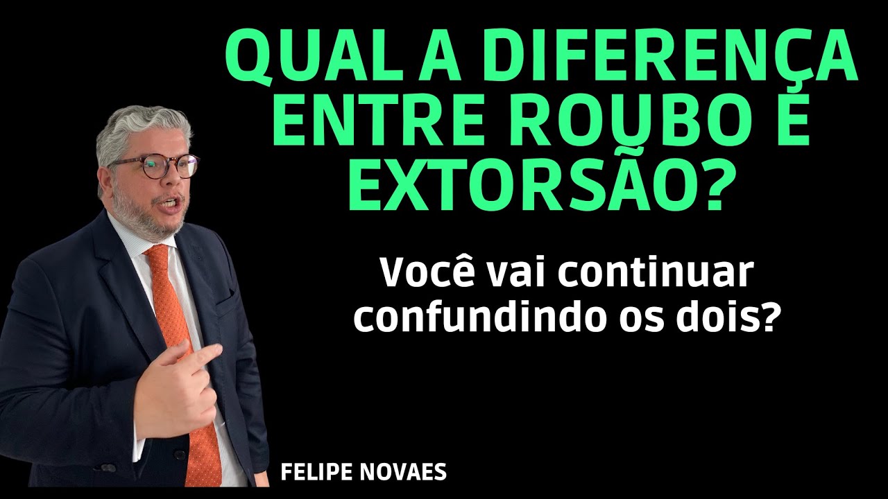 Qual a diferença entre os crimes de roubo e de extorsão?