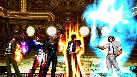KOF AOG XIV - Boss Fight - Classic XIV Team vs Mr. Kyo BR