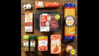 Lidl Recipes - Spaghetti Bolognese