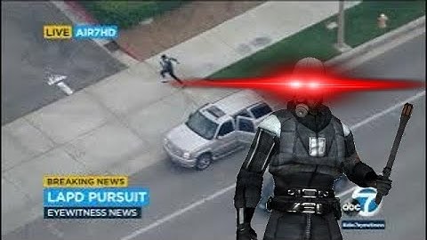 I put CP violation (hl2 music) on police chase video (not more!)