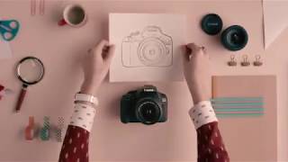 Canon Eos 1300D 18Mp Digital Slr Camera Black With 18-55Mm Isii Lens, 16Gb Card And Carry Case