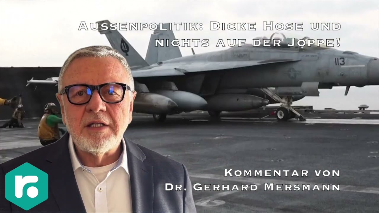 Außenpolitik: Dicke Hose und nichts auf der Joppe!