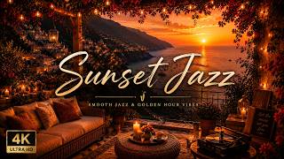 🌅 Relaxing Jazz in Positano For Romantic Evening | Great Jazz Music For Calm, Sleep & Relax 🍷