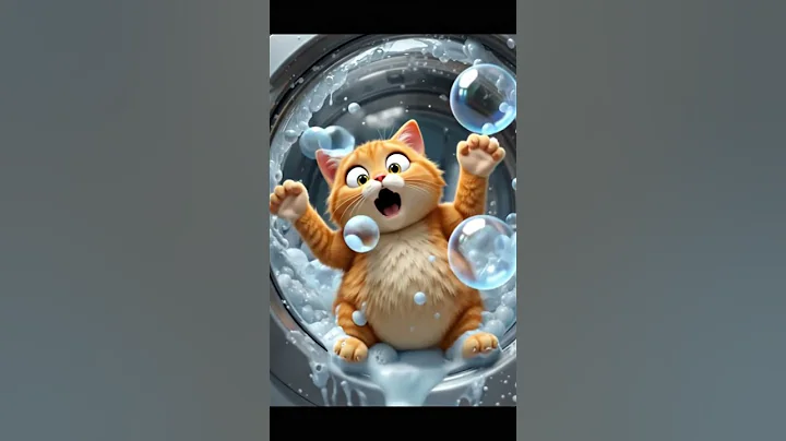 Video 10644641: cat funnycat cartoon, big fat cat, kitty wash, funny cat cartoon, curious kitty, kitty jumps