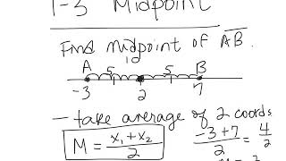 1-3 Finding the Midpoints Notes (rev)