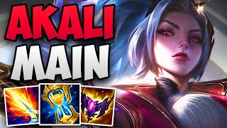 KR CHALLENGER AKALI MAIN AMAZING MID GAMEPLAY | CHALLENGER AKALI MID | Patch 14.8 S14