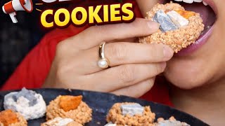 Clay Cookies Crunch yummy| Super Crunchy Clay ASMR Eating Sounds