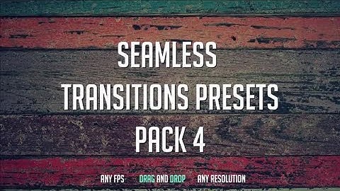 Seamless Transitions Presets (Pack 4) Premiere Pro Presets