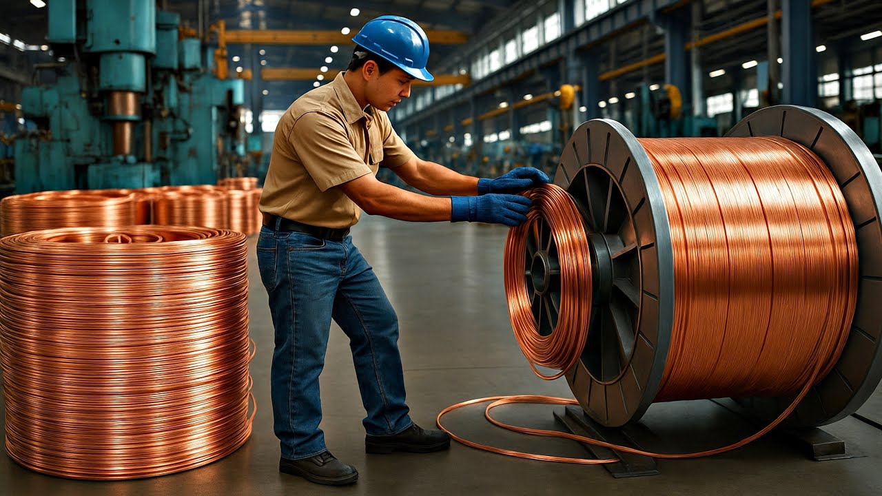 “Recycling Copper: Watch Scrap Turn into Fresh Wire!”