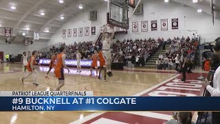 Colgate men's basketball wins Patriot League quarterfinals