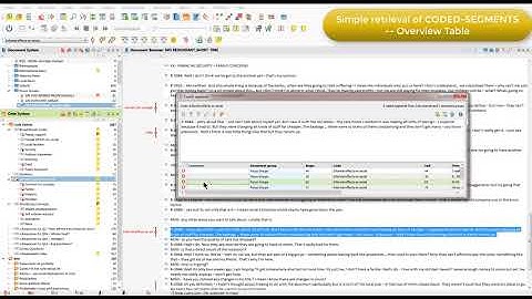MAXQDA Coded Segments - Part 1 | Qualitative Data Analysis Services