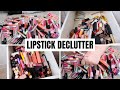 MAKEUP COLLECTION DECLUTTER - LIPGLOSS & LIPSTICK - PART 1