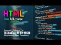 HTML class : 01 || Full course || Technical AT || Website design