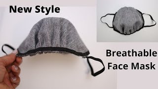 (New Style) Summer Face Mask Sewing Tutorial - Make Fabric Face Mask At Home,Breathable