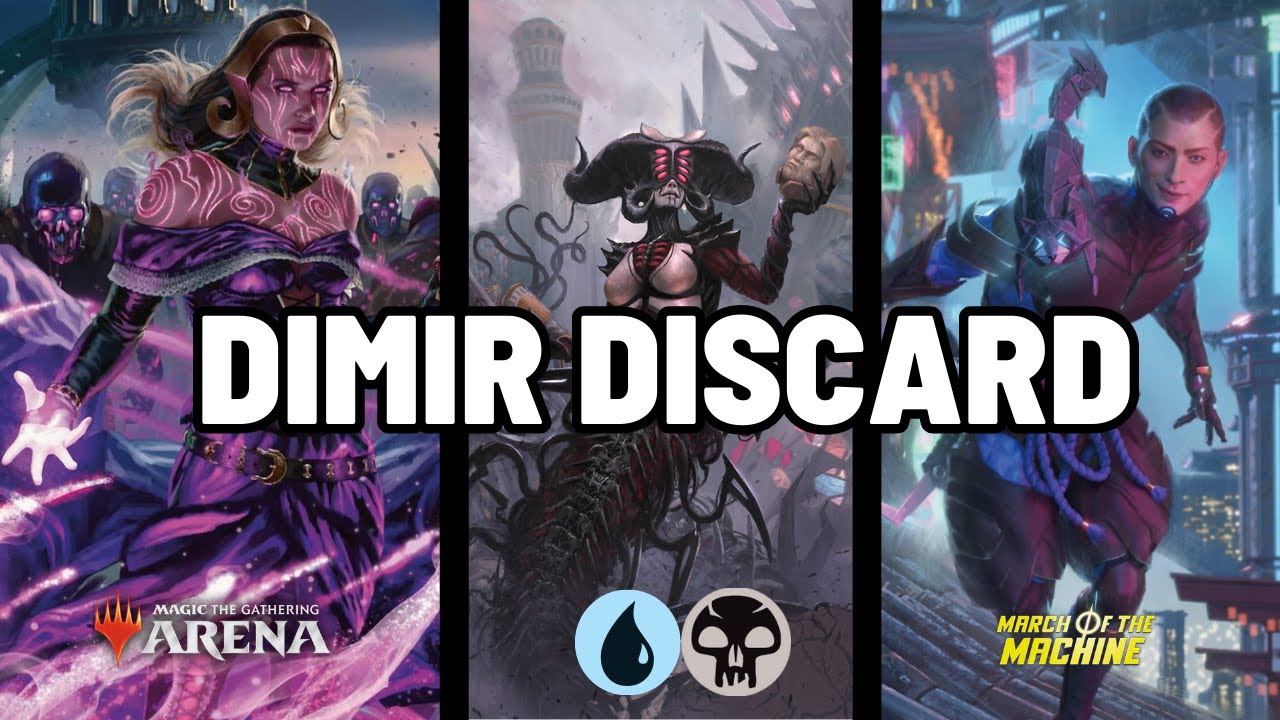 💧💀 Dimir Discard Deck Is OP MTG Arena Standard Ranked YouTube