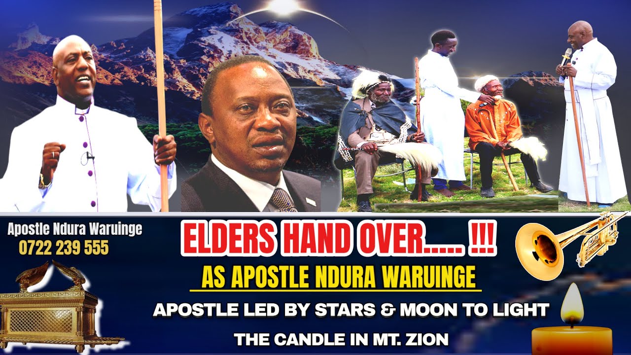 ELDERS HAND OVER.. !! AS APOSTLE IS LED BY THE STARS & MOON TO LIGHT THE CANDLE IN MT.ZION| Apostle