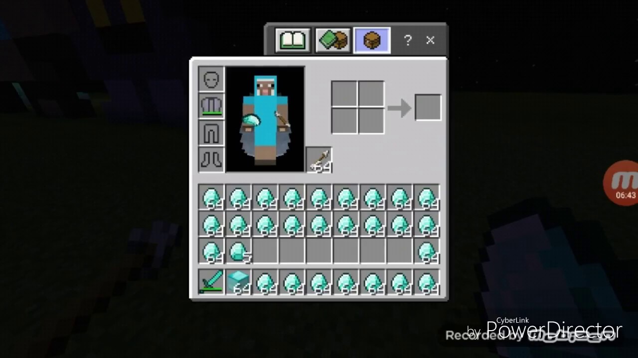 How to make a diamond generator in MCPE with command blocks - YouTube