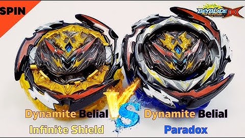 베이블레이드 버스트 DB 다이너마이트 벨리알 커스텀 배틀 Beyblade burst DB Dynamite Belial Custom Infinite Shield vs Paradox