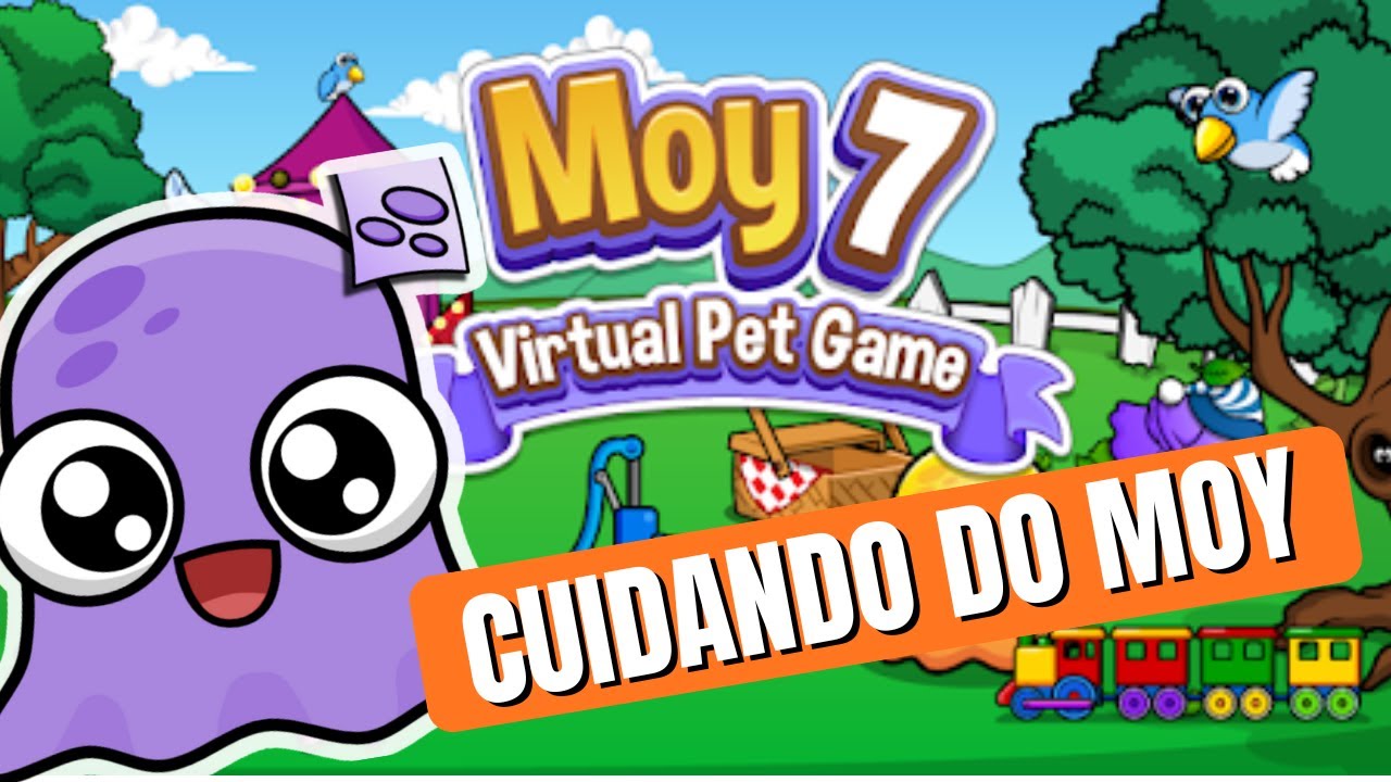 Cuidando do Moy 7 - Bichinho virtual - Mascote 