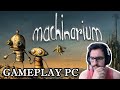 MACHINARIUM REVIEW: 30 minutos de GAMEPLAY (puzzle game)! PT-BR