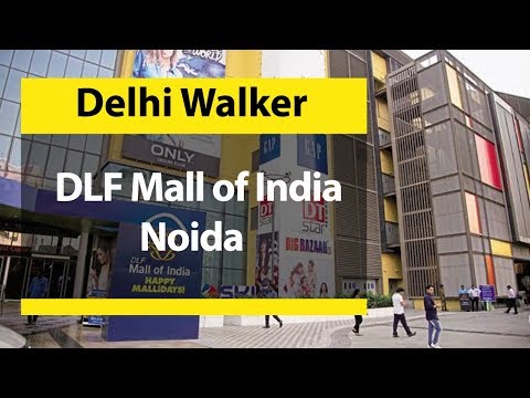 Walking in DLF Mall of India Noida, India's Largest Mall Walking Tour