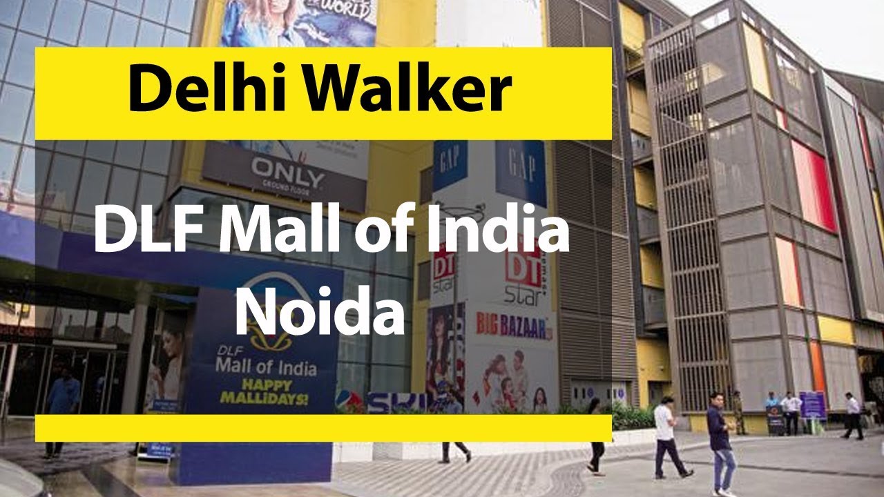 Walking in DLF Mall of India Noida, India's Largest Mall Walking Tour