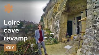 Young couple transforms old Loire cave in unique home/rental