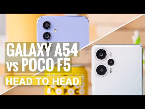 Samsung Galaxy A54 vs. Xiaomi Poco F5/Redmi Note 12 Turbo: Which one to get?